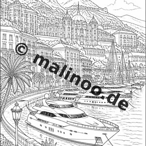 Livro de colorir Europa para crianças – 50 páginas para colorir – Download em PDF E1/B3 (DIN-A4) – Presente, atividade de viagem, aniversário, atividade imagem 12