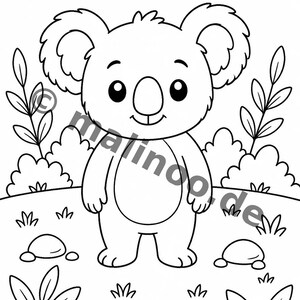 Instant PDF download – Last-minute gift: Koala's puzzle book with 100 puzzle and activity pages E1 image 3