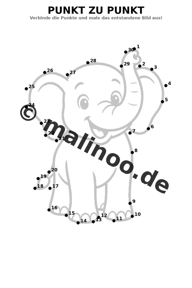 Elefanten Aktivitätsbuch PDF Download digital – 100 Rätsel- und Aktivitätsseiten für Kinder – MEGABUCH 01 Edition 1 (DIN-A4) Bild 11