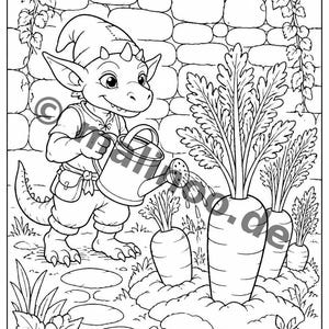 100 goblin coloring pages for ages 6 and up – a fun way to beat boredom on rainy days – coloring templates (PDF) E5 image 4