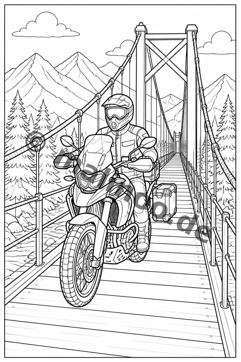 Motorcycle Activity Book for Children – 100 Puzzle & Activity Pages – Bound or Loose, Edition 02 (DIN A4) – Gift, Activity image 12