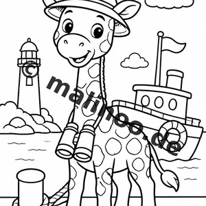 Safari Animals Activity Book for Children – 100 Puzzle and Activity Pages – PDF Download E1/B1 (DIN-A4) – Gift, Activity image 6