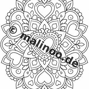 Mandala Coloring Book PDF Download Digital – 20 Coloring Pages for Children – Book 03 Edition 1 (DIN-A4) image 14