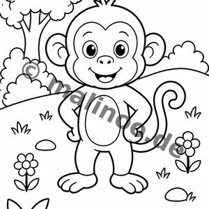 Last-minute gift as an instant download for printing: Monkey puzzle book with 100 puzzle and activity pages (PDF) E1 image 9