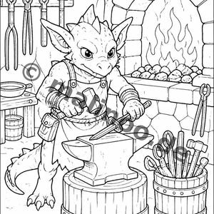 Libro para colorear de duendes para niños de 6 años en adelante: 100 dibujos para colorear: un momento creativo sin pantallas (DIN A4) E5 imagen 5