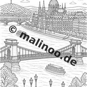 Libro da colorare sull'Europa per bambini - 20 pagine da colorare - Download PDF E1/B2 (DIN-A4) - Bomboniera, Regalo, Festa di compleanno per bambini, Gadget per feste immagine 8