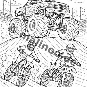 Monster Trucks Aktivitätsbuch Kinder – 100 Rätsel- & Aktivitätsseiten – gebunden oder lose, Edition 02 (DIN-A4) – Geschenk, Beschäftigung imagem 9