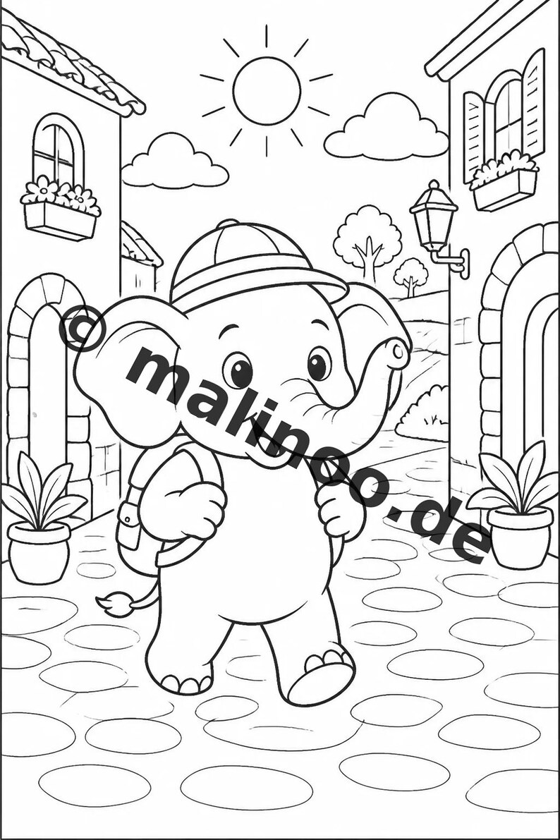 Elefanten Aktivitätsbuch PDF Download digital – 100 Rätsel- und Aktivitätsseiten für Kinder – MEGABUCH 01 Edition 1 (DIN-A4) Bild 4