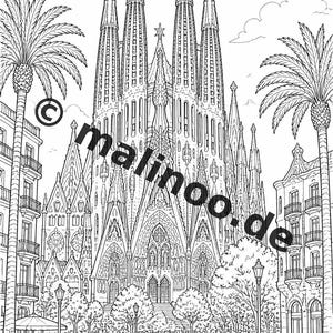 Europe Coloring Book for Children – 20 Coloring Pages – PDF Download E1/B4 (DIN-A4) – Party Favor, Gift, Children's Birthday Party, Guest Gift image 5