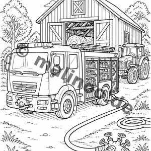 Fire Coloring Book for Ages 8 and Up – 100 Pictures to Color – Gift Idea for Children Ages 8 and Up (DIN A4) E1 image 6