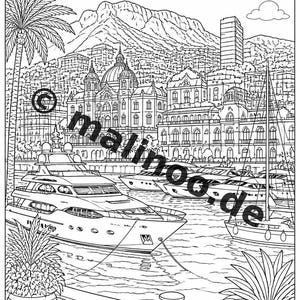 Livre de coloriage Europe pour enfants – 20 pages à colorier – Téléchargement PDF E1/B2 (DIN-A4) – Cadeau d'invité, souvenir de fête d'anniversaire d'enfant image 12