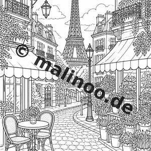 Europe Coloring Book for Children – 20 Coloring Pages – PDF Download E1/B4 (DIN-A4) – Party Favor, Gift, Children's Birthday Party, Guest Gift image 7