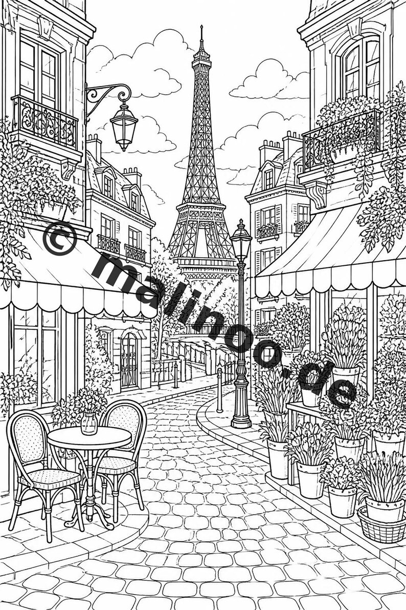 Europe Coloring Book for Children – 20 Coloring Pages – PDF Download E1/B4 (DIN-A4) – Party Favor, Gift, Children's Birthday Party, Guest Gift image 7