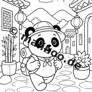 Panda's Aktivitätsbuch Kinder – 100 Rätsel- und Aktivitätsseiten – gedruckt+lose E1/B1 (DIN-A4) – Geschenk, Beschäftigung, Adventskalender Bild 4