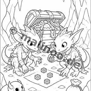 Libro para colorear de duendes para niños de 6 años en adelante: 100 dibujos para colorear: un momento creativo sin pantallas (DIN A4) E5 imagen 11