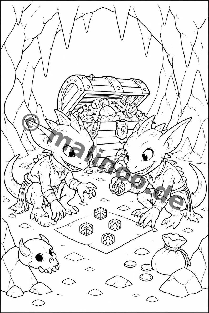 Libro para colorear de duendes para niños de 6 años en adelante: 100 dibujos para colorear: un momento creativo sin pantallas (DIN A4) E5 imagen 11