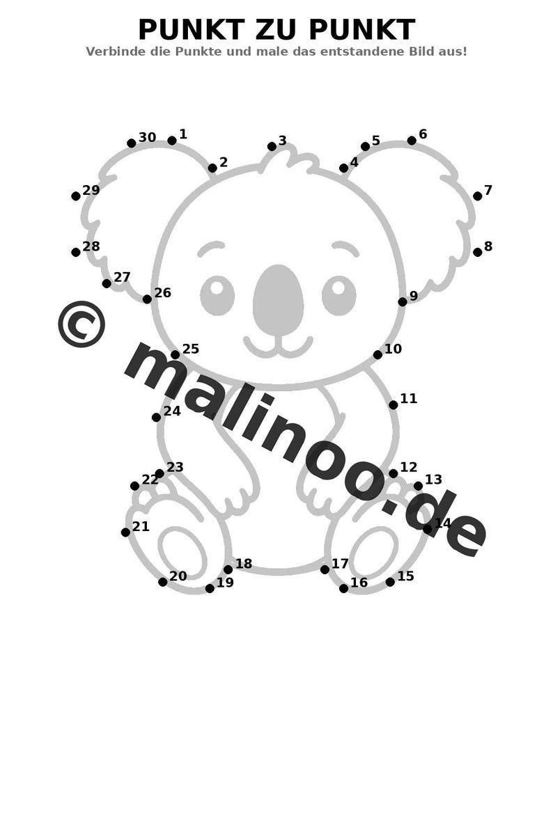 コアラの子供向けアクティビティブック – パズルとアクティビティページ100ページ – 印刷済み＋バラバラ E1/B1 (DIN A4) – ギフト、アクティビティ、アドベントカレンダー 画像 11