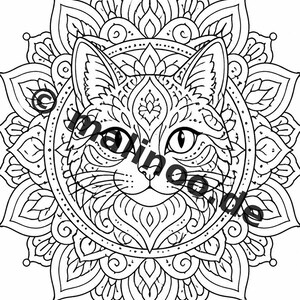 Mandala Coloring Book PDF Download Digital – 20 Coloring Pages for Children – Book 03 Edition 1 (DIN-A4) image 8