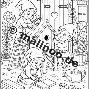 Present till små älvfantaster: Kreativ målarbok med älvor och 100 målarbilder (PDF) E2 bild 6