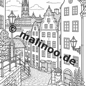 Europa Malbuch Kinder – 20 Ausmalbilder – PDF Download E1/B1 (DIN-A4) – Mitgebsel, Geschenk, Kindergeburtstag, Gastgeschenk Bild 11