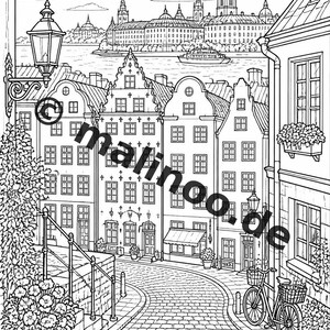 Europa Malbuch Kinder – 20 Ausmalbilder – PDF Download E1/B3 (DIN-A4) – Mitgebsel, Geschenk, Kindergeburtstag, Gastgeschenk Bild 11