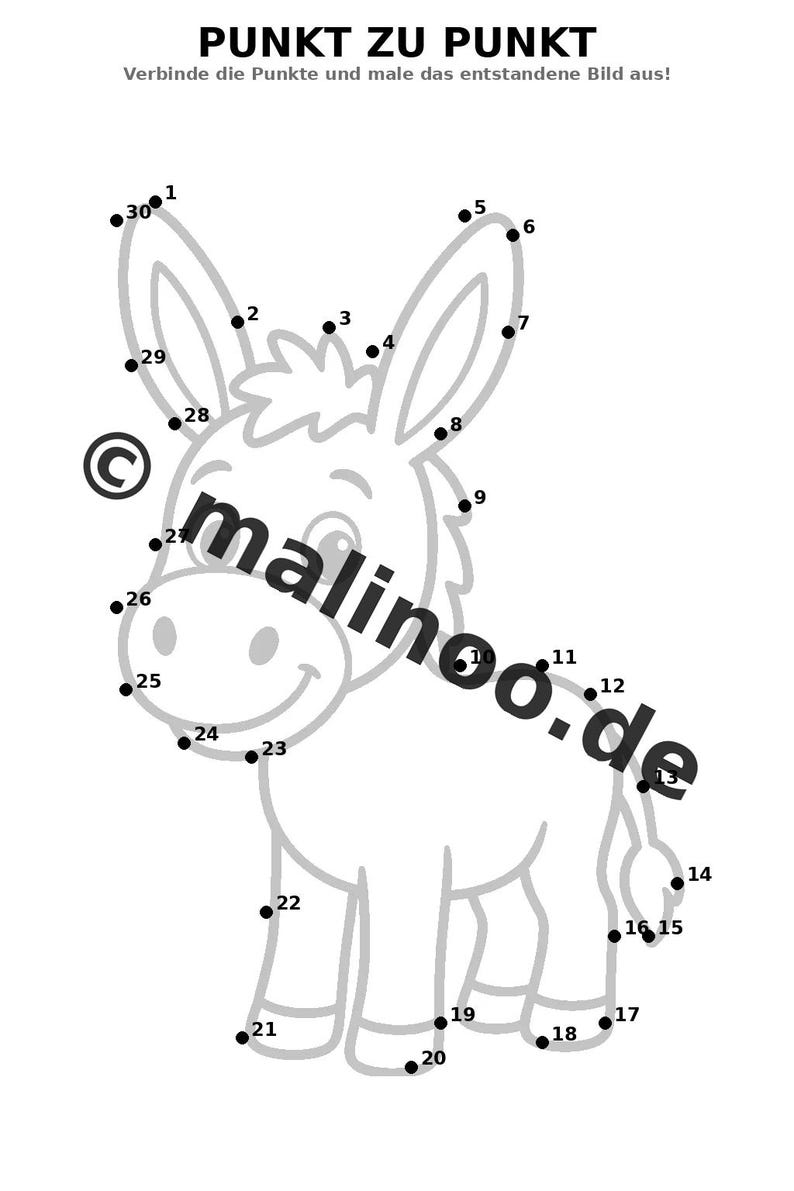 Donkey Activity Book for Children – 100 Puzzle and Activity Pages – Printed + Loose E1/B1 (DIN-A4) – Gift, Activity, Advent Calendar image 11