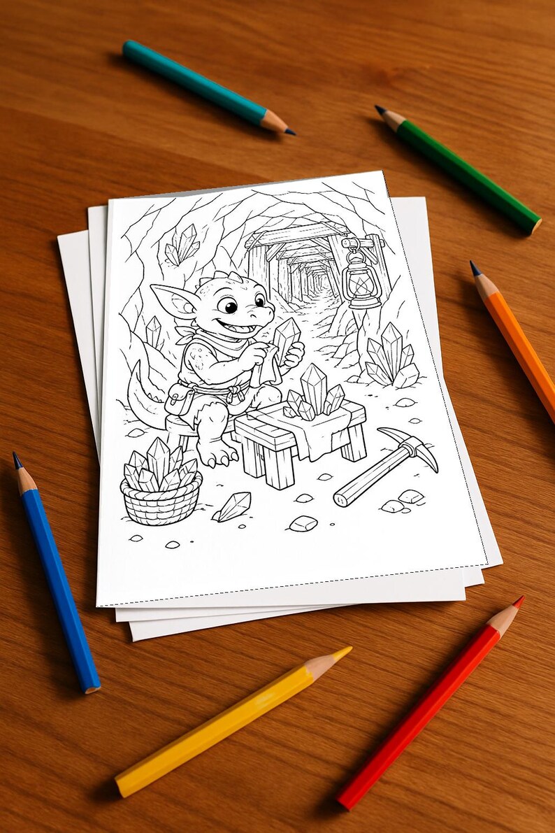 Kobold-Abenteuer Aktivitätsbuch gedruckt, ungebunden – 100 Rätsel- und Aktivitätsseiten für Kinder – MEGABUCH 01 Edition 1 (DIN-A4) 画像 1
