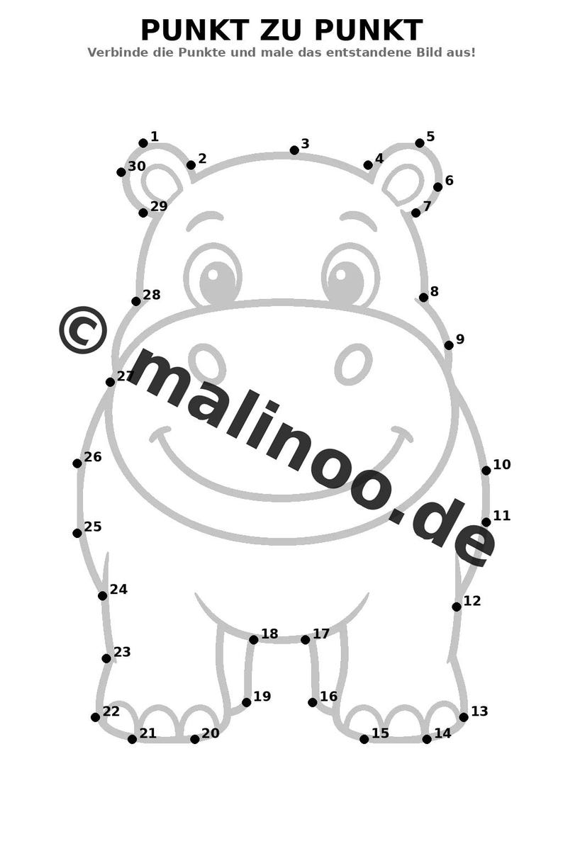 Hippos Activity Book for Children – 100 Puzzle and Activity Pages – Printed + Loose E1/B1 (DIN A4) – Gift, Activity image 11