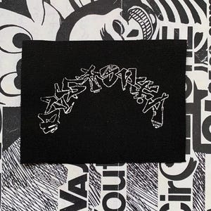 Parche de lona serigrafiado de distopía