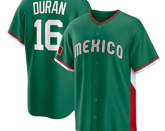 Jarren Duran Mexico Jersey,Green Limited Stitched Shirt,Men/Youth size,Custom Jersey