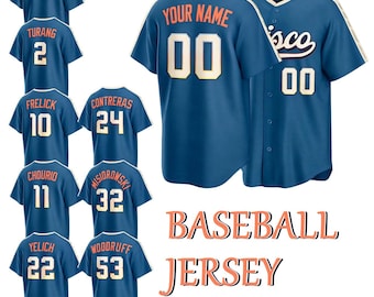 Personalization Brewers Team Baseball Jersey,Mineral Blue 2026 City Connect Stadium Shirt,Custom Stitched Name Number Men/Youth Fan Shirt