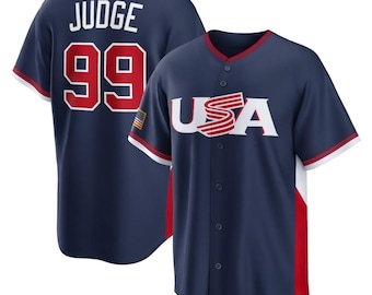 Aaron Judge USA Jersey,Navy Limited Stitched Shirt,Men/Youth size,Custom Jersey