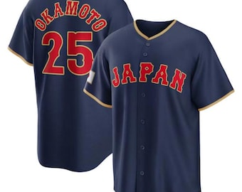 Kazuma Okamoto Japan Jersey,Navy Limited Stitched Shirt,Men/Youth size,Custom Jersey