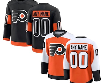 Personalization Philadelphia Team Hockey Jersey,Custom Stitched Name Number Men's Fan Shirt