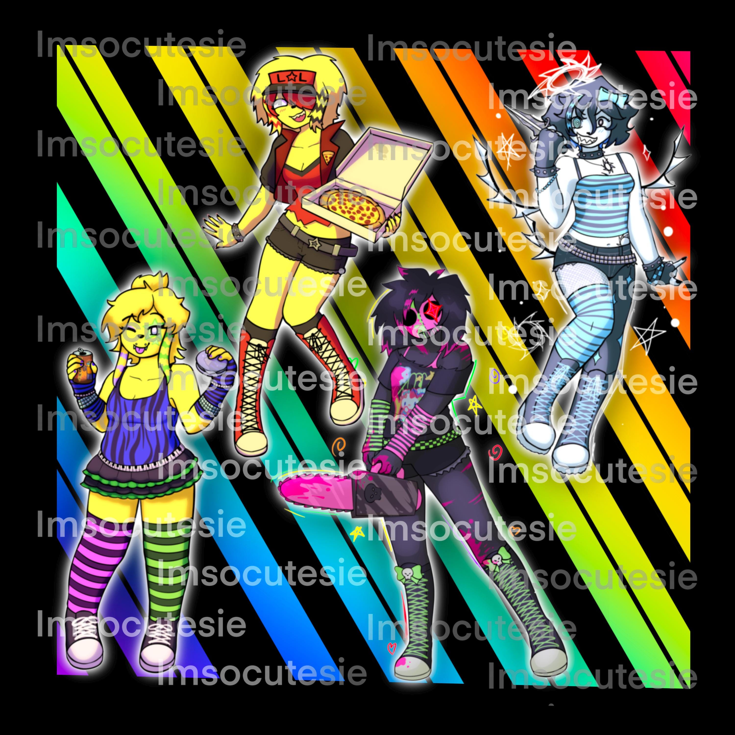 Forsaken Keychain | Party Two Time, Scenecore Slasher, Scene
