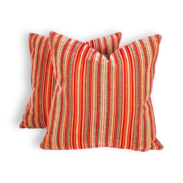 Red High End Pillow Covers Etsy