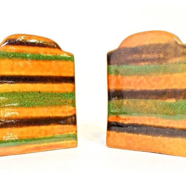 Ceramic Bookends Etsy