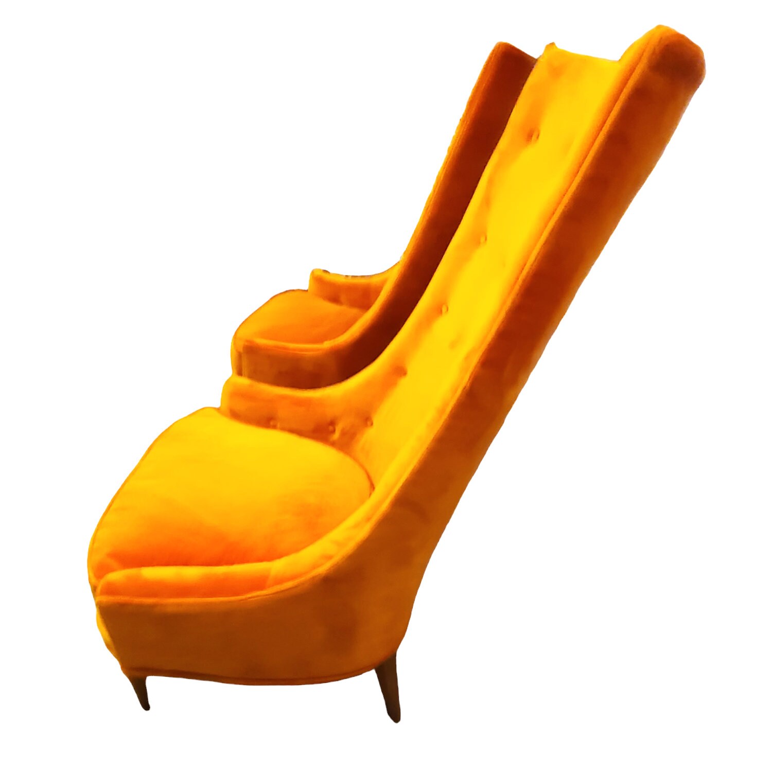 1960s Tomlinson Sophisticate Highback Chairs Restored in