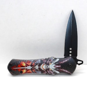 Spring Assisted Knife Dragon