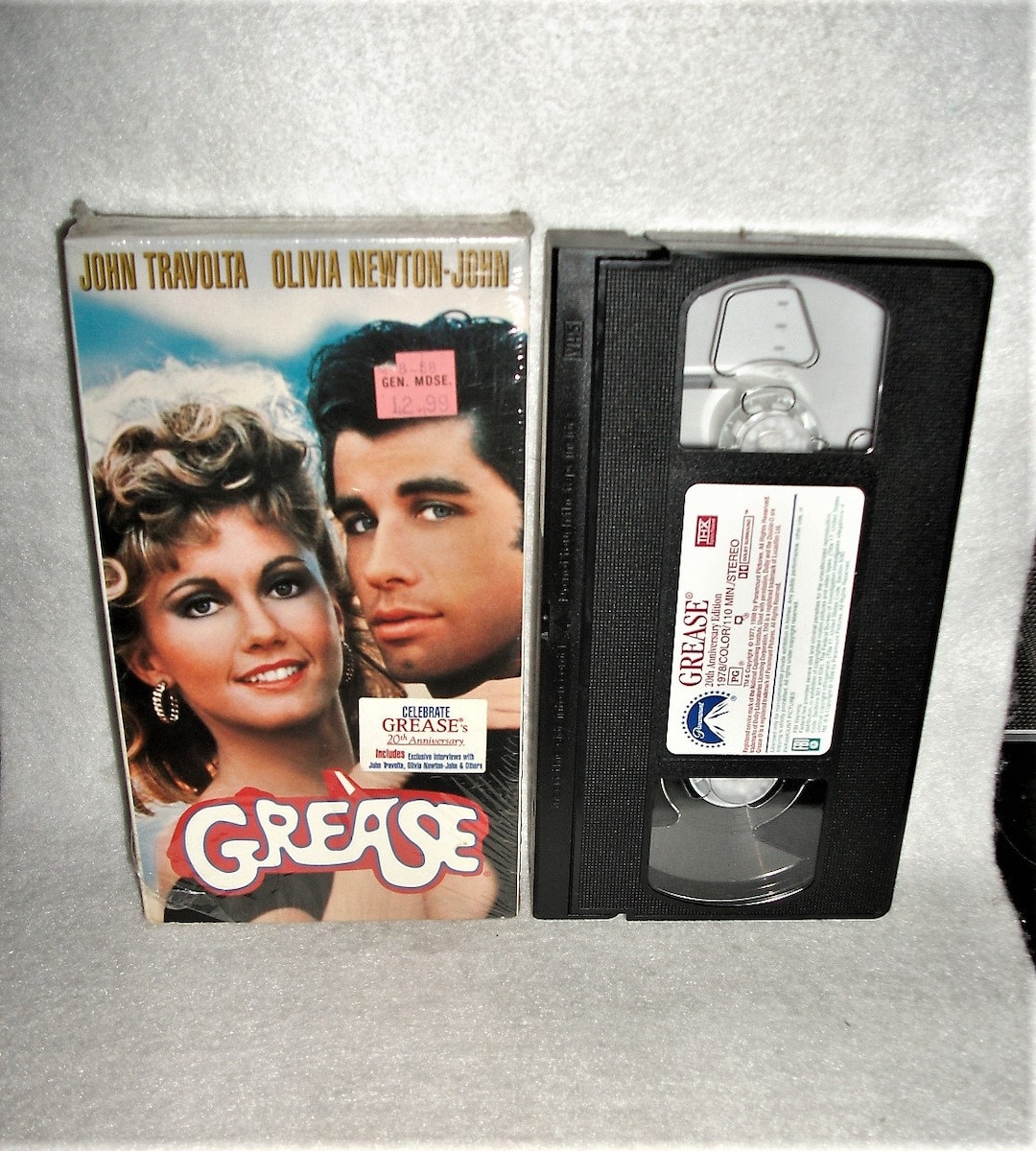 Grease Vhs Etsy