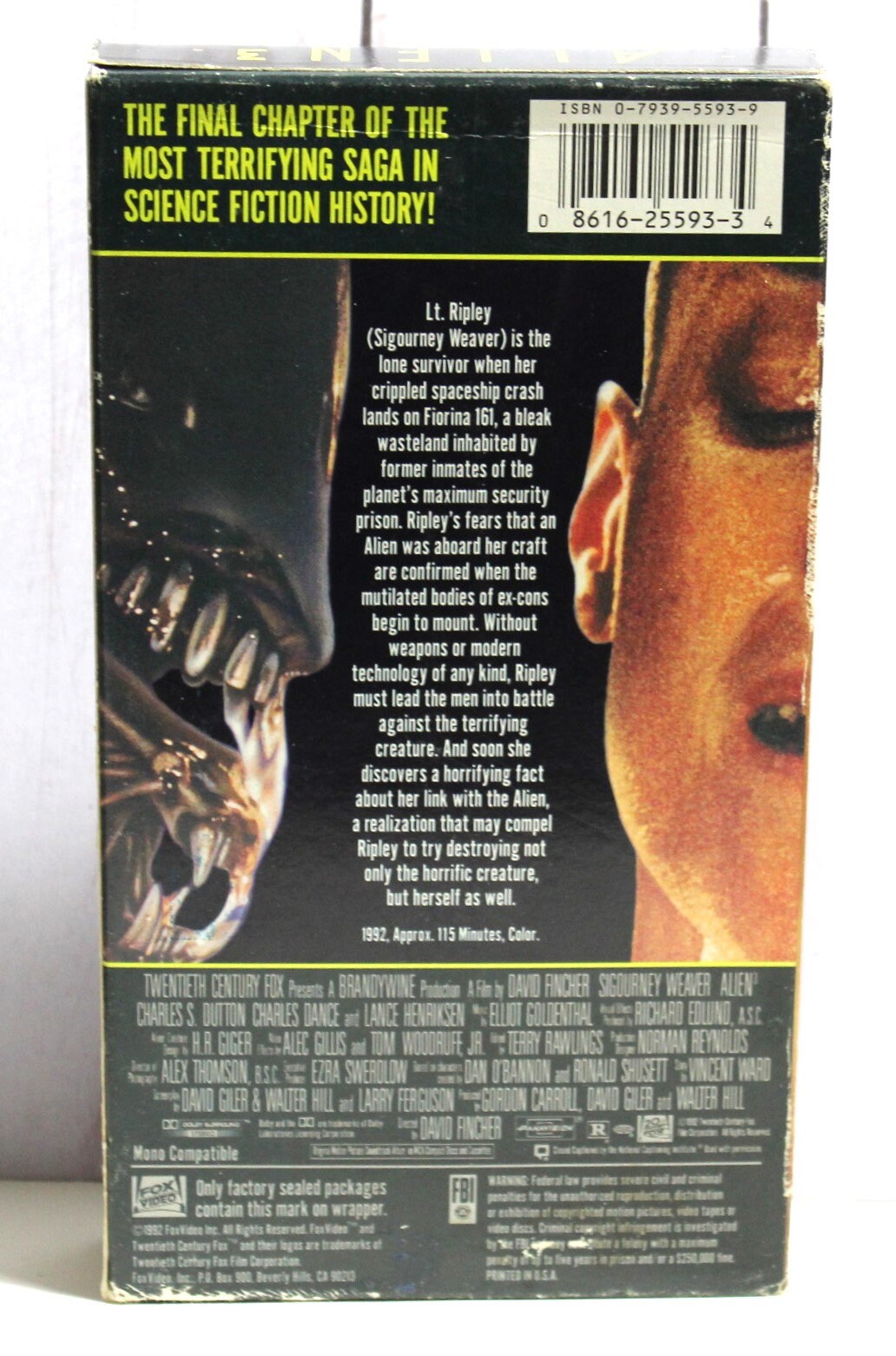 Alien 3 Vhs - Etsy