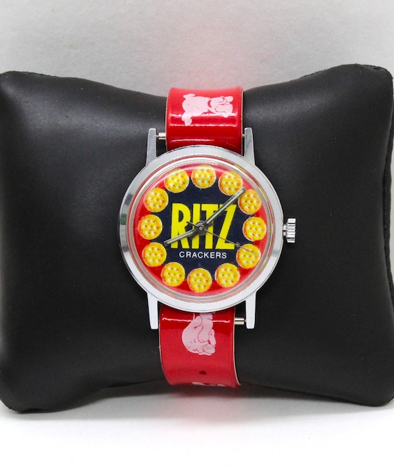 Vintage Swiss Made Ritz Crackers Watch - Gem