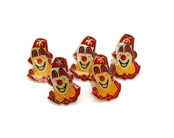 Vintage Shriners Clown Pin Lot