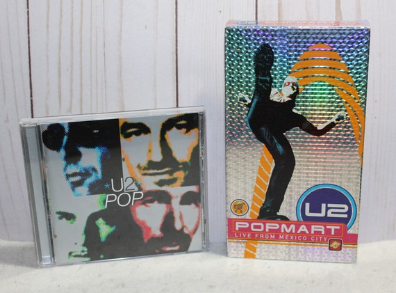 U2 Pop CD and Vhs Tape 