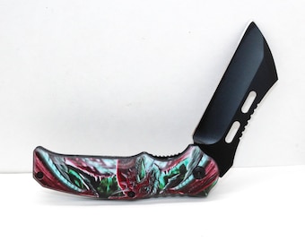 Spring Assisted Knife Dragon