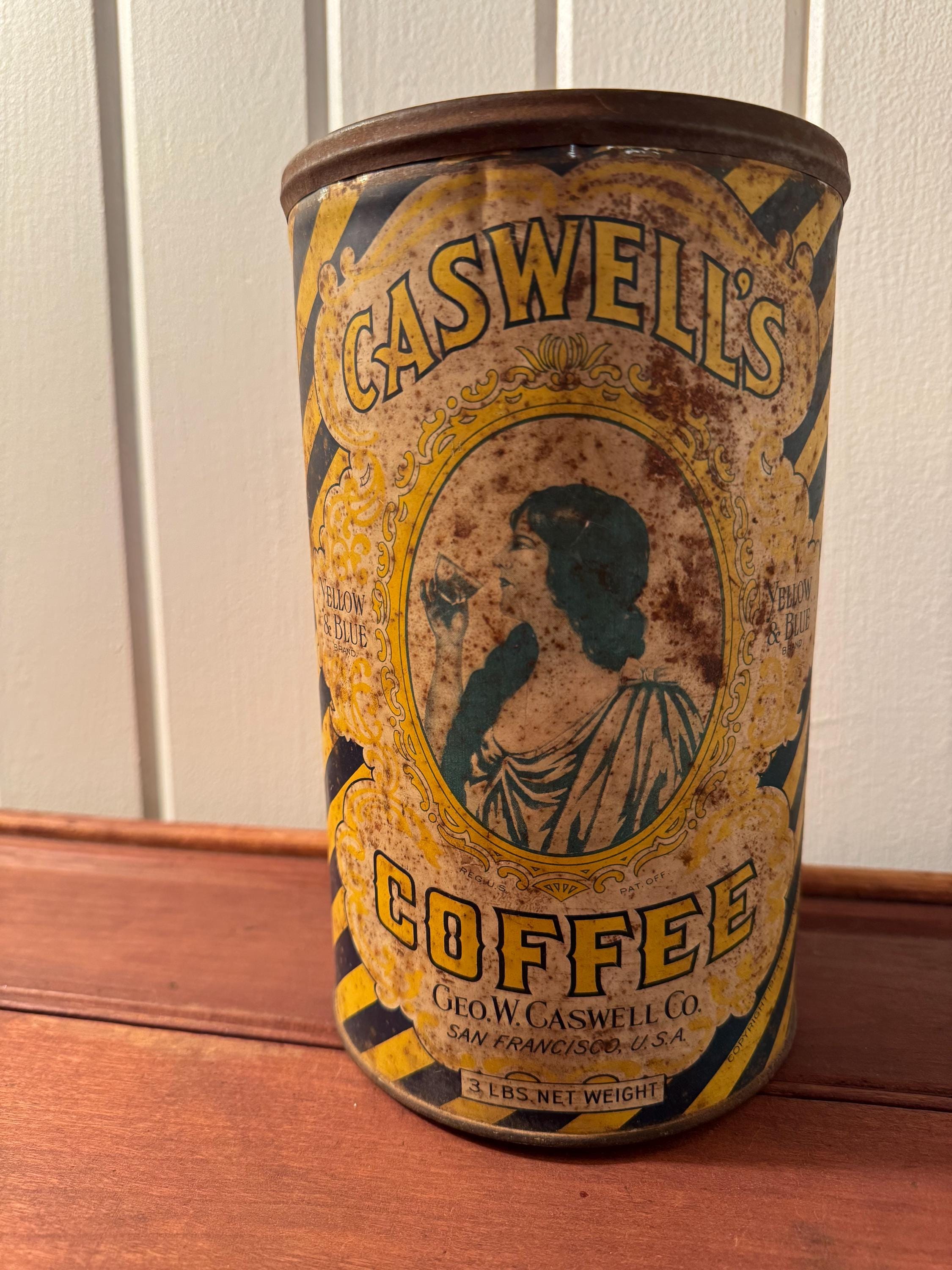 3 Lb Coffee Tin - Etsy