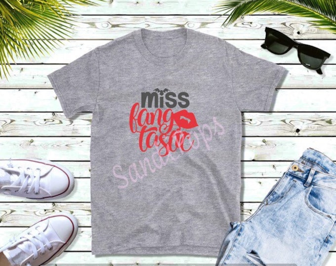 Halloween, fall, autumn festive tees- Miss Fang, Mr. Fang, Scary Dad, Scary Mom