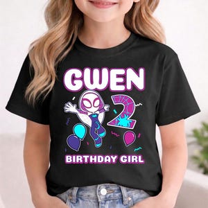Spidey & His Amazing Friends Birthday Shirt, Mcu Custom Birthday Family Matching 2026, Ghost Spider Birthday Tee, DisneyFamily Trip Shirt image 3