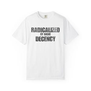 Radicalized By Basic Decency Shirt, Political Activist Shirt, Compassion, Equality Sweatshirt, Social Justice Tshirt, Woman Activist Gift