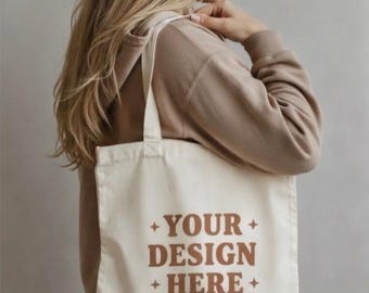 Custom Tote Bag | Personalized Canvas Tote | Custom Text Bag | Personalized Gift | Custom Print Tote Bag | Your Design Here